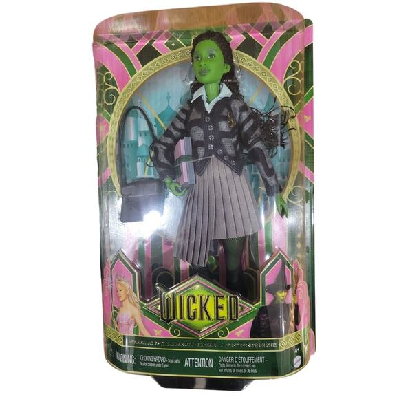 Wicked Mattel Glinda Elphaba Madame Morrible Doll Bundle URL Misprint Recall NEW - Picture 7 of 8